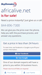 Mobile Screenshot of africalive.net